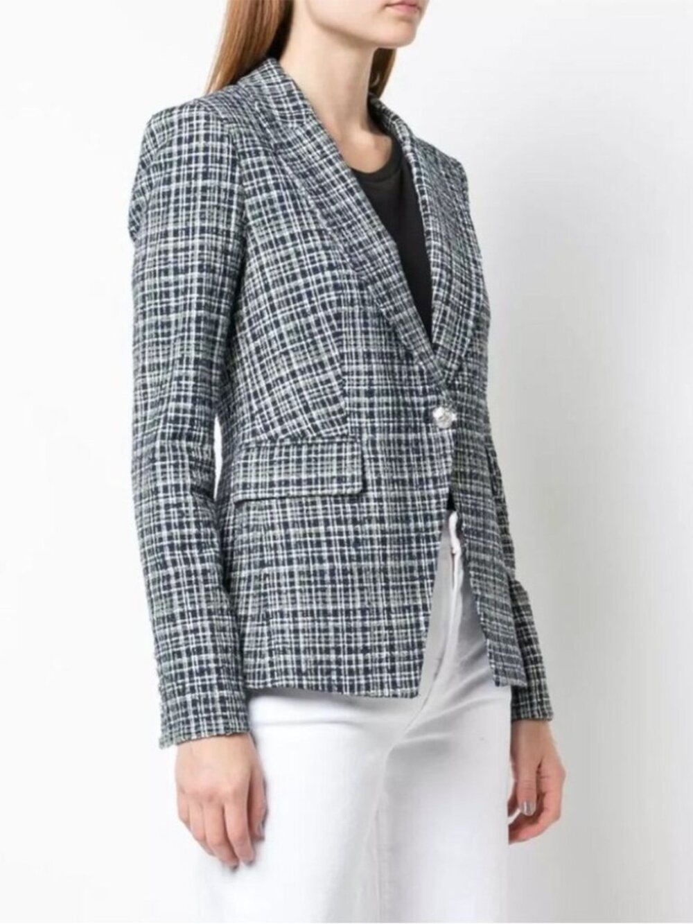 Veronica Beard Tweed Dickey Blazer Size 4